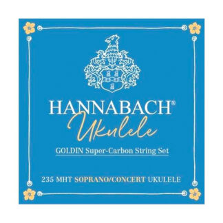 Hannabach Ukulele Soprano/Concert Strings Goldin 235MHT (Medium High Tension) 10905