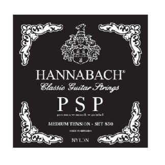 Hannabach Classical Guitar Strings 850MT PSP (Medium Tension) 97885