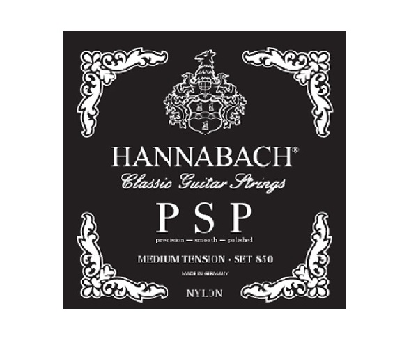 Hannabach Classical Guitar Strings 850MT PSP (Medium Tension) 97885