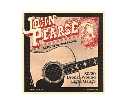 John Pearse 80/20 Bronze Acoustic Guitar Strings (12-53 Gauge) 55610