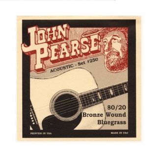 John Pearse 80/20 Bronze Acoustic Guitar Strings Bluegrass (12-56 Gauge) 55615