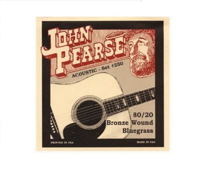 John Pearse 80/20 Bronze Acoustic Guitar Strings Bluegrass (12-56 Gauge) 55615