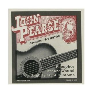 John Pearse Phosphor Bronze Acoustic Guitar Strings (12-55 Gauge) 55657