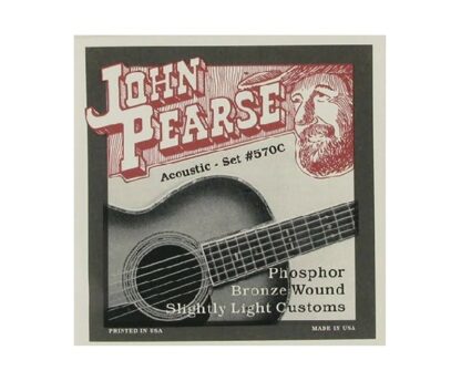 John Pearse Phosphor Bronze Acoustic Guitar Strings (12-55 Gauge) 55657