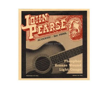 John Pearse Phosphor Bronze Acoustic Guitar Strings (12-53 Gauge) 55660