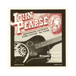 John Pearse Phosphor Bronze Resophonic/Acoustic Steel Guitar Strings (G Tuning) 55692