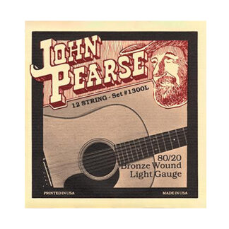 John Pearse 80/20 Bronze Acoustic Guitar 12 Strings (10-47 Gauge) 58050