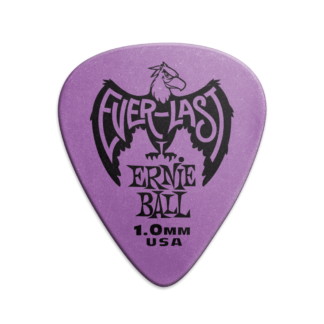 Ernie Ball 1.0 mm Everlast Picks 12 Pack, Purple P09193