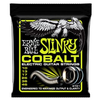 Ernie Ball 2721 Regular Slinky Cobalt Nickel Wound Electric Guitar Strings (10-46 Gauge)