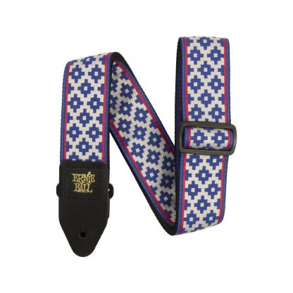 Ernie Ball Blue Crux Jacquard Guitar Strap