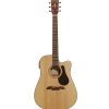 Alvarez Artist AD30CE Dreadnought Acoustic/Electric Guitar with SKB Hardcase - Image 2