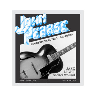 John Pearse 2600 Nickel Acoustic/Electric Jazz Guitar Strings (11-50 Gauge)