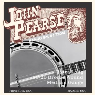 John Pearse 1720M 80/20 Bronze Banjo Strings (10-23 Gauge)
