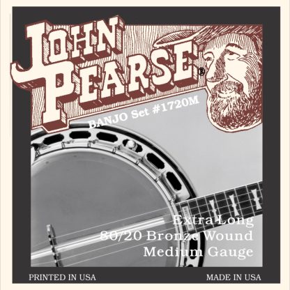 John Pearse 1720M 80/20 Bronze Banjo Strings (10-23 Gauge)
