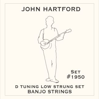 John Pearse John Hartford 1950D (Low D) Nickel Banjo Strings (12-24 Gauge)