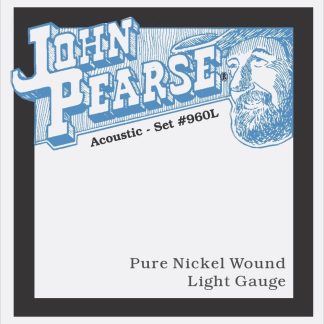 John Pearse 960L Pure Nickel Acoustic Guitar Strings (12-54 Gauge)