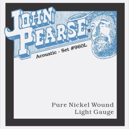 John Pearse 960L Pure Nickel Acoustic Guitar Strings (12-54 Gauge)