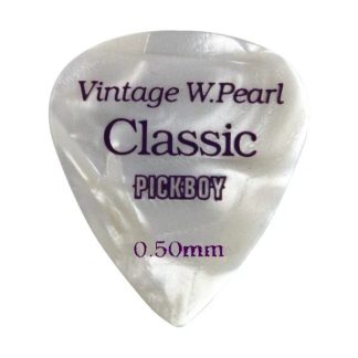 Pickboy Pick – Vintage White Pearl 0.50mm