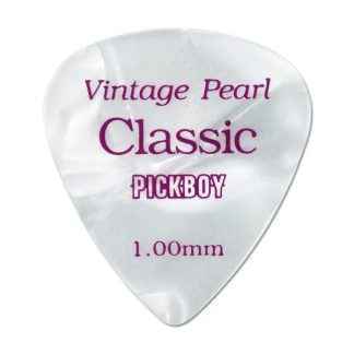 Pickboy Pick – Vintage White Pearl 1.00mm